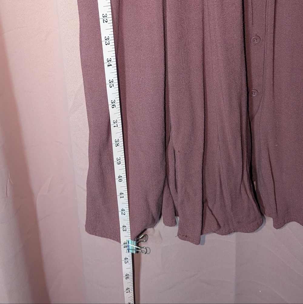 TORRID Mauve Collared Button-Down Dress 2x(14-16) - Picture 7 of 11
